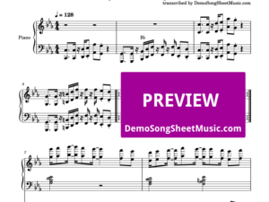CLP-F01 demo song 3 sheet music | Yamaha Clavinova